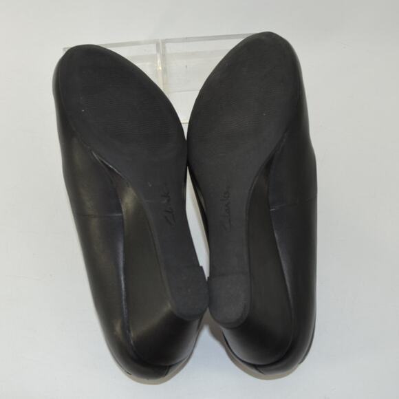 Clarks Collection Flores Tulip Wedge Womens Black Sz7.5 Pump - Picture 10 of 13